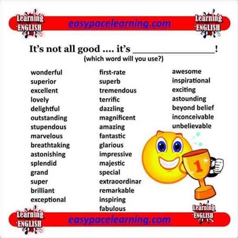 what are words similar to good